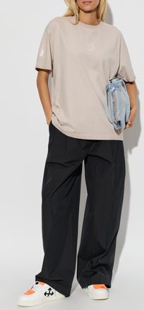 Off-white Loose-fit T-shirt, Womens, Cream