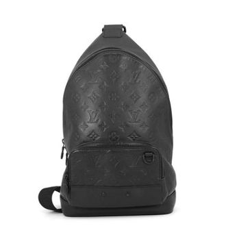 Louis Vuitton Pre-owned Monogram Shadow Sling Bag - Heren - Pre-owned - Zwart - Maat: ONE Size