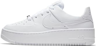Nike Womens Air Force 1 Sage Low Shoes in White | AR5339-100