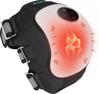 OEM Masajeador De Rodillas Inal&aacute;mbrico Con Calefacci&oacute;n, 3 Niveles De Vibraci&oacute;n Y Presi&oacute;n De Aire, Calor De 45 A 65 &deg;c, 4 Temporizadores, Alivio De La Artr