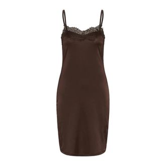 Kaffe Abiti Corti - - Dresses - Donna - Marrone - L
