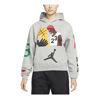 Nike Jordan (WMNS) Air Jordan x Nina Chanel Abney Hoodie Grey DO4159-063