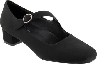 Trotters Desna Pump in Black Micro at Nordstrom, Size 10.5