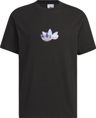 adidas Originals Trefoil Graphic T-Shirts Black IN1042