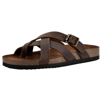 White Mountain Hobo Brown Leather W29990-200 Womens