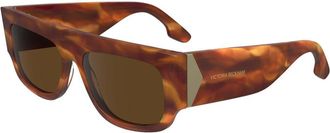 Victoria Beckham Brown Acetate Womens Sunglasses