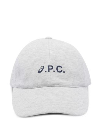 A.P.C. x Asics Charlie baseball cap - unisex - Cotton - 54 - Grey