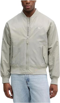Calvin Klein Jeans LS Jeans Hero Bomber - Heren - Bomber jackets - Groen - 2XL - Jassen