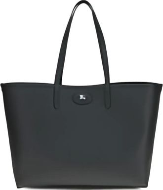 Burberry Schoudertas met logopatch - Zwart