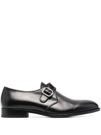 Fratelli Rossetti front-buckle monk shoes - Black