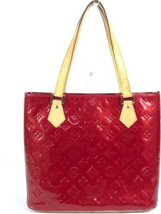 Louis Vuitton Rouge Monogram Vernis Shoulder Bag Tote Bag (Pre-Owned)