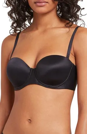 Wolford Sheer Touch Underwire Strapless Bra in Black at Nordstrom, Size 36C
