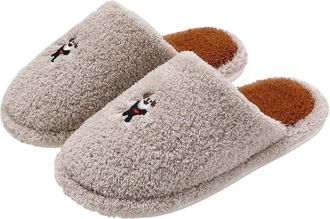 Generic Slippers Women Men Ladies Fluffy Memory Form Cozy Winter Home Slippers Adorable Cartoon Puppy Embodied for Women and Men Indoor Comfort Anti-Slip Hous