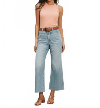 Veronica Beard Cropped Jordyn Tank Top In Muted Clay