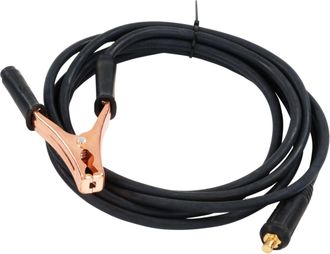 OEM Cable De Tierra Con Pinza Para M&aacute;quinas De Soldar Y Cortadoras De Plasma, Longitud 4 M