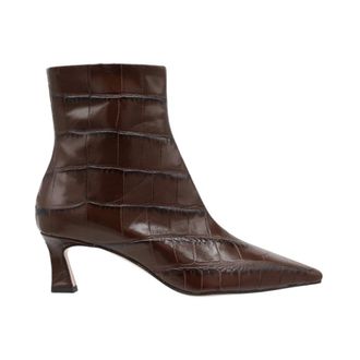 Bianca Di Heeled Boots, female, Brown, Size: 9 US Tronchetto in pelle