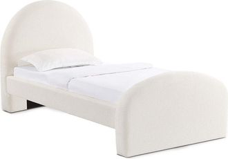 TOV Furniture Tov Furniture Moon Cream Boucle Twin Bed