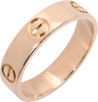 Cartier Love Pink Band Ring (Pre-Owned)