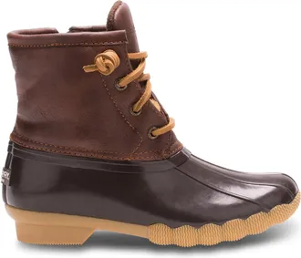 Sperry Top-Sider Saltwater Duck Boots Brown 13 Kids