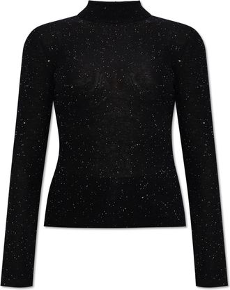 Fabiana Filippi Turtleneck With Shimmering Sequins