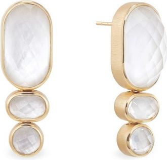 Dean Davidson Mercer Statement Earrings in Iridescent Pearl/gold at Nordstrom
