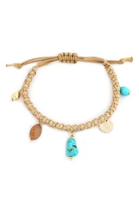 Panacea Turquoise Rope Charm Bracelet at Nordstrom