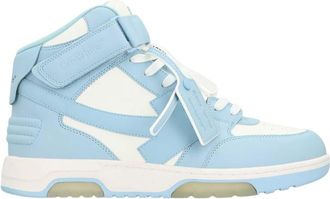 Off-white Light Blue Color Block Sneakers