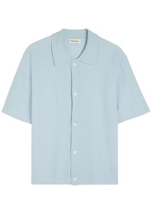 Frame Denim Wool Shirt - Light Blue - XL