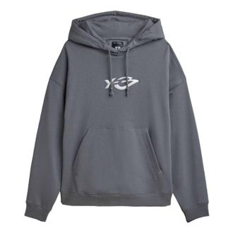 adidas x Y-3 French Terry Liquid Logo Hoodie Asia Sizing Grey Five KZ0841