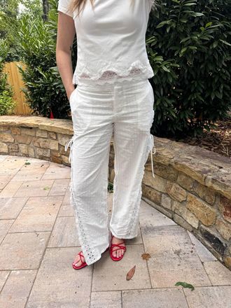 Le Lis Blanc Deux Sweet Escape Pants In White