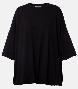 Acne Studios T-shirt in jersey di misto cotone con logo Eniko