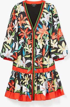 Kate Spade New York Summer Lilies Twill Dress
