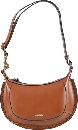 Isabel Marant Dark Brown Oskan Moon Shoulder Bag