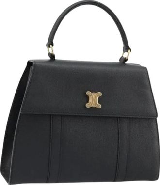 Celine Pre-owned Handbags, female, Black, Size: ONE SIZE Pre-owned Vintage Hand Bag