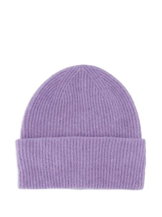 Sams&oslash;e & Sams&oslash;e nor wool hat - women - Wool/Alpaca/Recycled Polyester/Elastane - One Size - Purple