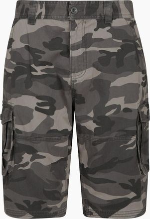 Mountain Warehouse Mens Mountain Warehouse Mens Camo Cargo Shorts - Black - Size: 38/32