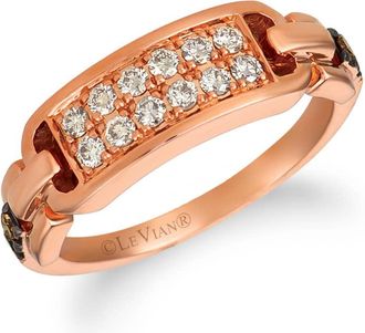 Le Vian Ladies Nude Palette Rings set in 14K Strawberry Gold