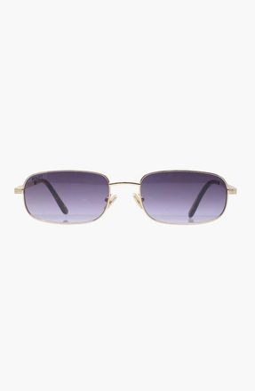 Reality Eyewear Future Sound Sunglasses in Gold Smoke at Nordstrom