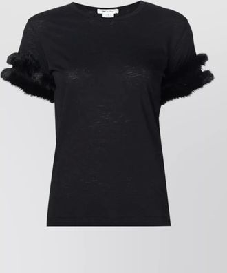 Comme Des Gar&ccedil;ons linen cotton blend t shirt round neck