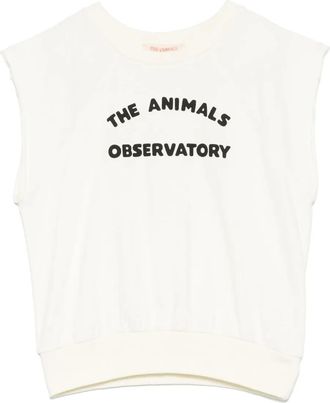 The Animals Observatory Squab t-shirt - kids - Cotton - 10 yrs - Neutrals
