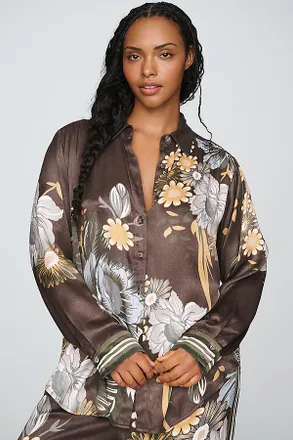 Anthropologie Conditions Apply Blooming Blouse