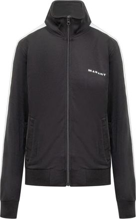Isabel Marant Ronny Sweatshirt - Heren - Vesten met rits - Zwart - S - Katoen - Hoodies & sweatvesten