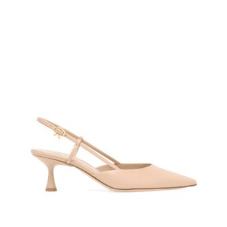 Gianvito Rossi Pumps, female, Orange, Size: 7 1/2 US Elegant Slingback Pumps in Beige
