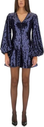 Rotate Mini Dress With Floral Pattern