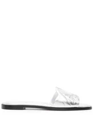 Alexander McQueen Alexander MC Queen Seal Ledersandalen Sandalen