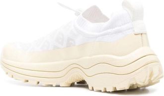 Veja Womens V-Knit Sneakers White Rubber Sole
