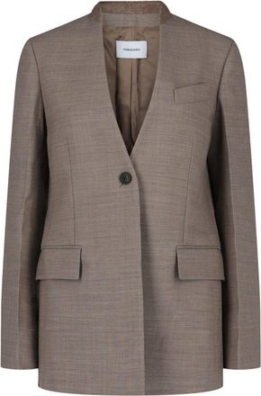 Ferragamo Single-Breasted Wool Blazer