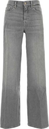 7 For All Mankind Grey High Rise Jeans
