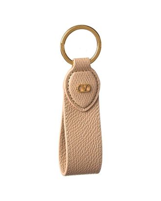 Valentino Vlogo Signature Leather Keychain