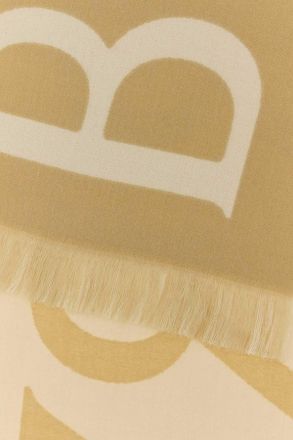 Burberry Unisex Scarf Beige Wool